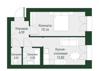 Продаю однокомнатную квартиру, 41.9 м2, Свердловская область