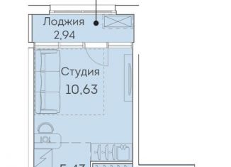Квартира на продажу студия, 22.9 м2, Москва, ЖК Аквилон Бисайд