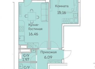 Продажа 2-ком. квартиры, 58 м2, Москва, ЖК Аквилон Бисайд