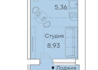 Квартира на продажу студия, 20.4 м2, Москва, ЖК Аквилон Бисайд