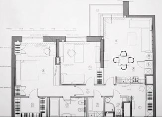 3-комнатная квартира на продажу, 110 м2, Москва, Мосфильмовская улица, 70к2, ЖК Воробьёвы Горы