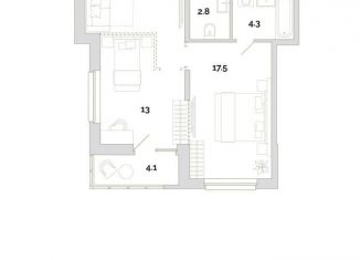 Продажа 2-комнатной квартиры, 68.8 м2, Пенза