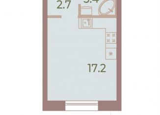 Продаю квартиру студию, 23.3 м2, Санкт-Петербург, Петроградский район, Петровский проспект, 9В