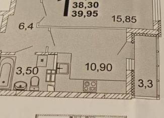 Продаю однокомнатную квартиру, 40 м2, Екатеринбург, ЖК Квартал Школьный, проспект Академика Сахарова, 27