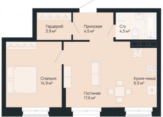 Продажа 1-комнатной квартиры, 51.9 м2, Нижний Новгород, улица Невзоровых