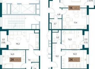 3-ком. квартира на продажу, 100.3 м2, Москва, Винницкая улица, 8к4, ЖК Настоящее