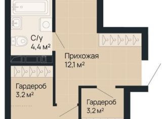 Продажа 1-ком. квартиры, 53.7 м2, Нижегородская область, улица Невзоровых