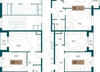 Продаю трехкомнатную квартиру, 102.9 м2, Москва, Винницкая улица, 8к4, ЖК Настоящее