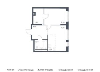 Продается однокомнатная квартира, 42.1 м2, Москва, САО