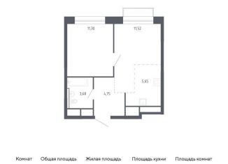 Продается 1-ком. квартира, 36.9 м2, Балашиха, жилой квартал Новоград Павлино, к8