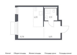 Квартира на продажу студия, 25.9 м2, Москва, жилой комплекс Новое Внуково, к23