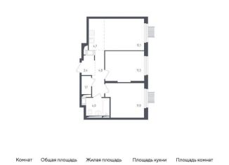 2-ком. квартира на продажу, 52.9 м2, Московская область, жилой комплекс Мытищи Парк, к4.2