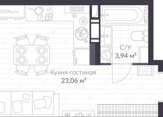 Продаю квартиру студию, 27 м2, Санкт-Петербург, муниципальный округ Коломяги