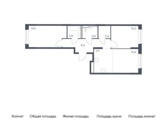Продаю 2-комнатную квартиру, 57.8 м2, Москва, САО