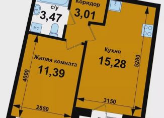 Продам 1-комнатную квартиру, 34.4 м2, Нижегородская область
