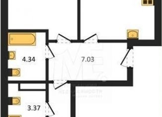 Продаю 2-ком. квартиру, 66.4 м2, Калининградская область