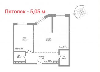 Продаю 2-ком. квартиру, 78 м2, Москва, улица Крузенштерна, 6