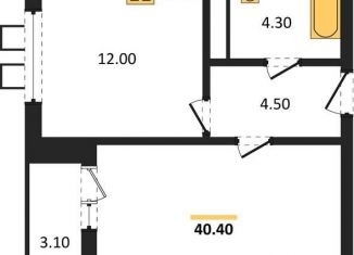 Продается однокомнатная квартира, 40.4 м2, Воронеж, Центральный район, улица Шишкова, 140Б/6