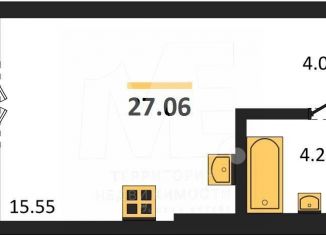 Продажа квартиры студии, 27.1 м2, Калининградская область