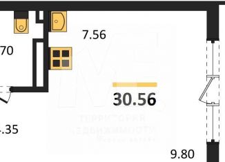 Продается квартира студия, 30.6 м2, Светлогорск, улица Нахимова