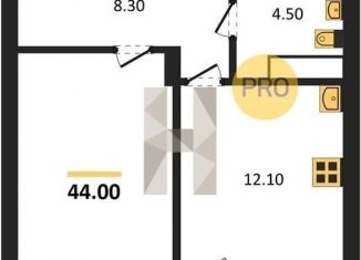 Продам 1-комнатную квартиру, 44 м2, Воронеж, Железнодорожный район, бульвар Содружества, 1