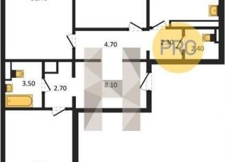 3-ком. квартира на продажу, 91.4 м2, Воронеж, улица Шишкова, 140Б/16, Центральный район