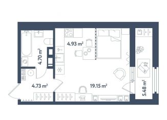 Квартира на продажу студия, 36.3 м2, Санкт-Петербург, Московский район