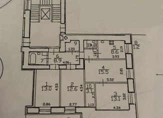 Продаю четырехкомнатную квартиру, 81.1 м2, Санкт-Петербург, Московский проспект, 186, метро Парк Победы