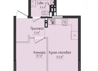 Продается 1-ком. квартира, 32.3 м2, село Первомайский, жилой комплекс Город Оружейников, 24