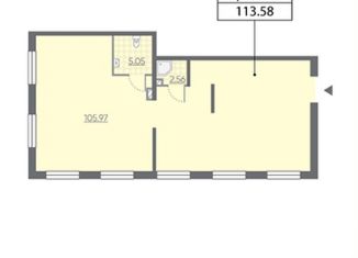 Продаю помещение свободного назначения, 113.8 м2, Санкт-Петербург, набережная Чёрной речки, 5, метро Чёрная речка