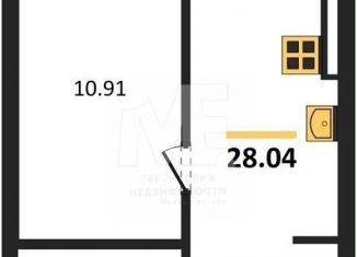 Продаю однокомнатную квартиру, 28 м2, Калининградская область, улица Гептнера, 17