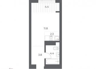 Продается квартира студия, 24.5 м2, Новосибирск