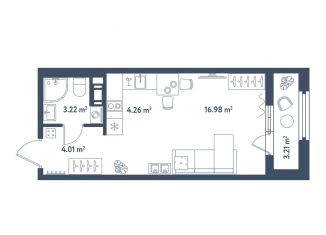 Квартира на продажу студия, 30.3 м2, Санкт-Петербург, метро Фрунзенская