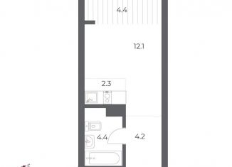 Продаю квартиру студию, 25.2 м2, Новосибирск