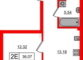 Продаю 1-ком. квартиру, 36.1 м2, Санкт-Петербург, ЖК Голден Сити, улица Челюскина, 8