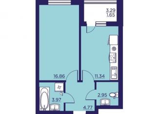 Продается 1-ком. квартира, 41.5 м2, Воронеж, Центральный район, улица Ломоносова, 116/25