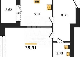 Продажа 1-ком. квартиры, 38.9 м2, Калининградская область