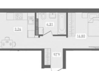 Продам 2-комнатную квартиру, 49 м2, Новосибирск, Ленинский район, улица Забалуева, с9