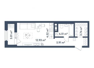 Продаю квартиру студию, 33.1 м2, Санкт-Петербург, Московский район