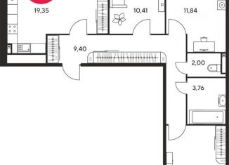 Продажа 3-комнатной квартиры, 80.3 м2, Ростов-на-Дону, Советский район