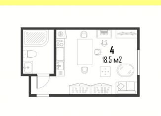 Продается квартира студия, 18.5 м2, Москва, 6-я Радиальная улица, 7/6к3, ЮАО