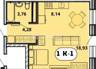 Продам 1-ком. квартиру, 37.2 м2, Бурятия