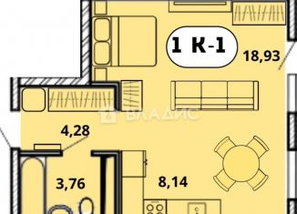 Продается 1-ком. квартира, 37.2 м2, Бурятия