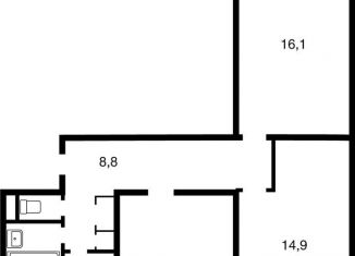 3-ком. квартира на продажу, 63.6 м2, Москва, район Тропарёво-Никулино, улица 26 Бакинских Комиссаров, 7к5