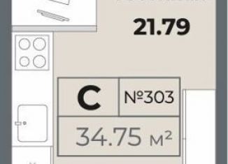Продам квартиру студию, 34.1 м2, Санкт-Петербург, метро Лиговский проспект, Лиговский проспект, 127