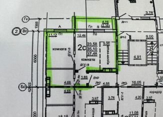 Продается 2-ком. квартира, 37.5 м2, Челябинск, Советский район, улица Блюхера, 97