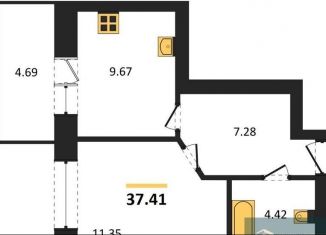 Продаю 1-ком. квартиру, 37.4 м2, Богучар