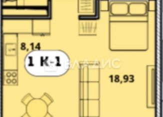 Продается 1-комнатная квартира, 37.2 м2, Бурятия