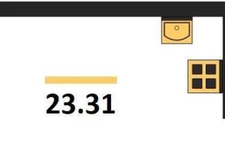 Продам квартиру студию, 23.3 м2, Воронеж, улица Теплоэнергетиков, 17к4