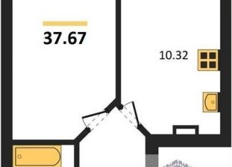 Продается 1-ком. квартира, 37.7 м2, Воронеж, Центральный район